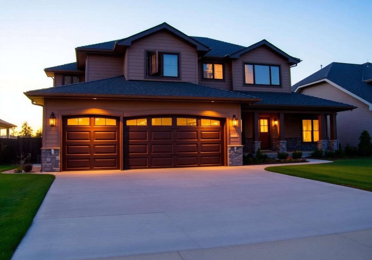 Beautiful Twin Cities home with carriage-style garage door